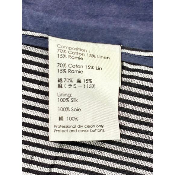 3.1 Phillip Lim Striped Double-Breasted Blazer Size 4 - Picture 9 of 9